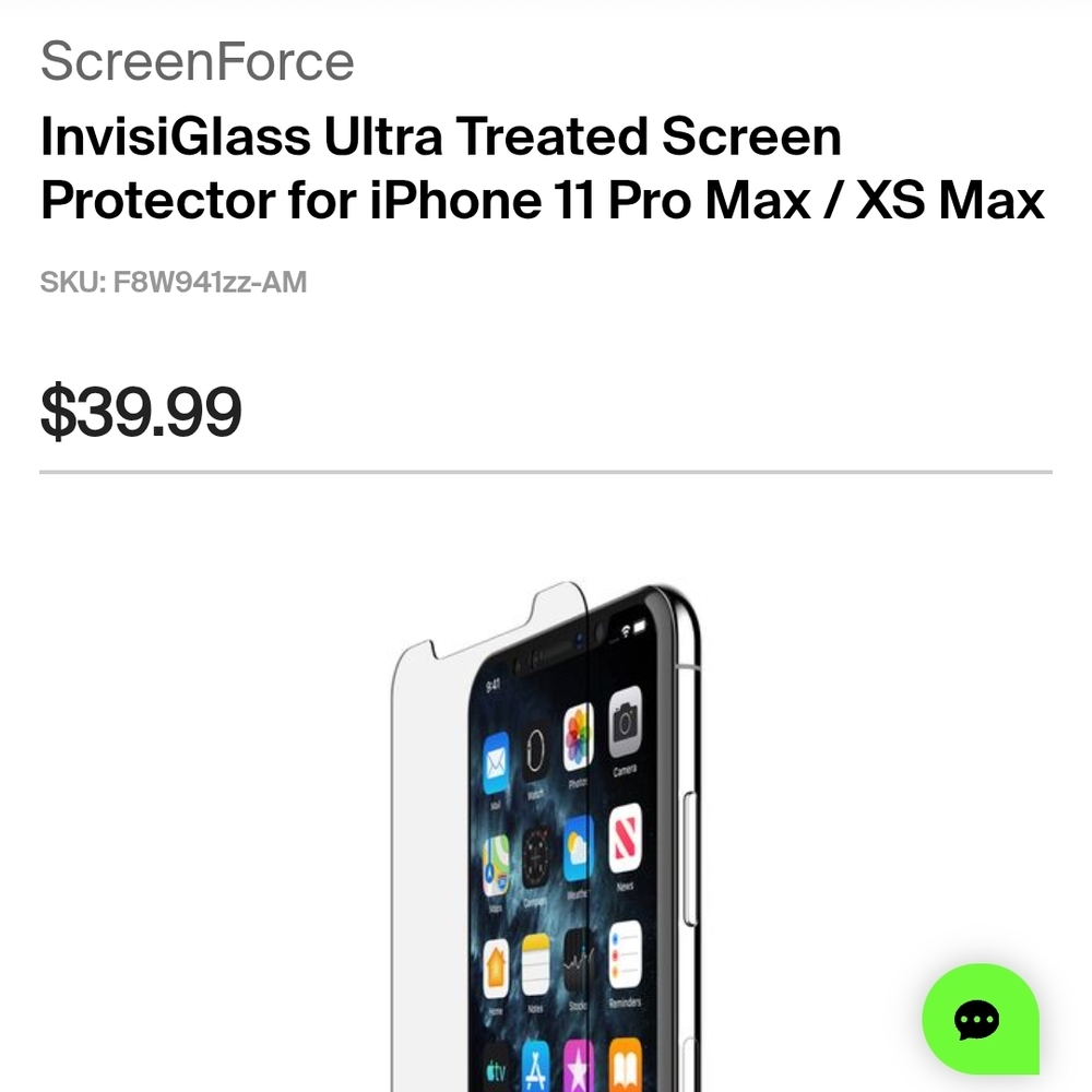Belkin InvisiGlass Ultra Screen Protector for iPhone - Transparent